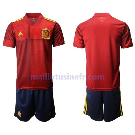 Maillot de Foot Espagne Domicile UEFA EURO 2020 - Enfant
